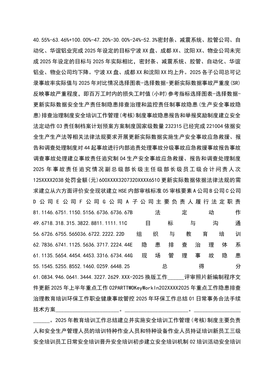 生产经营企业半年EHS工作总结模板_第2页