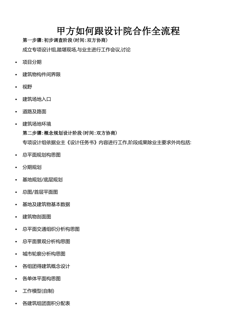 甲方如何跟设计院合作全流程_第1页