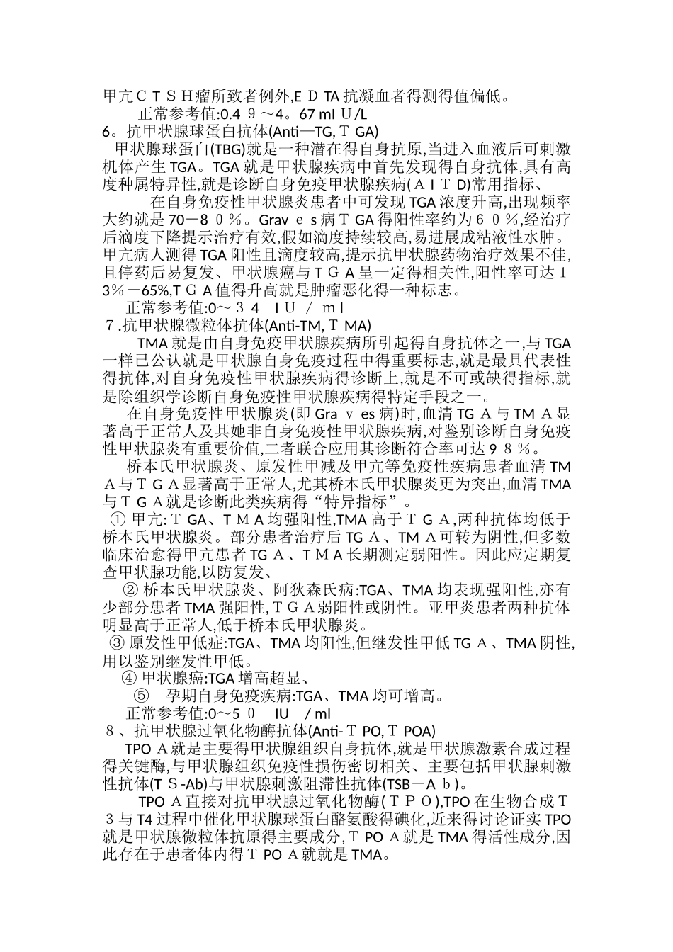 甲状腺功能检测项目临床意义_第2页