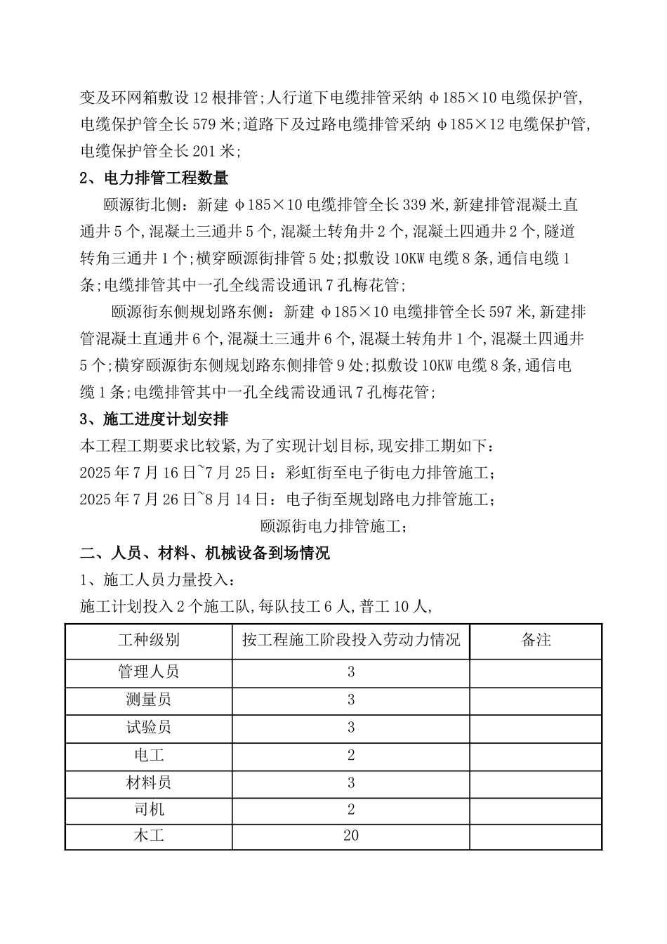 电力排管施工方案精选全文_第3页