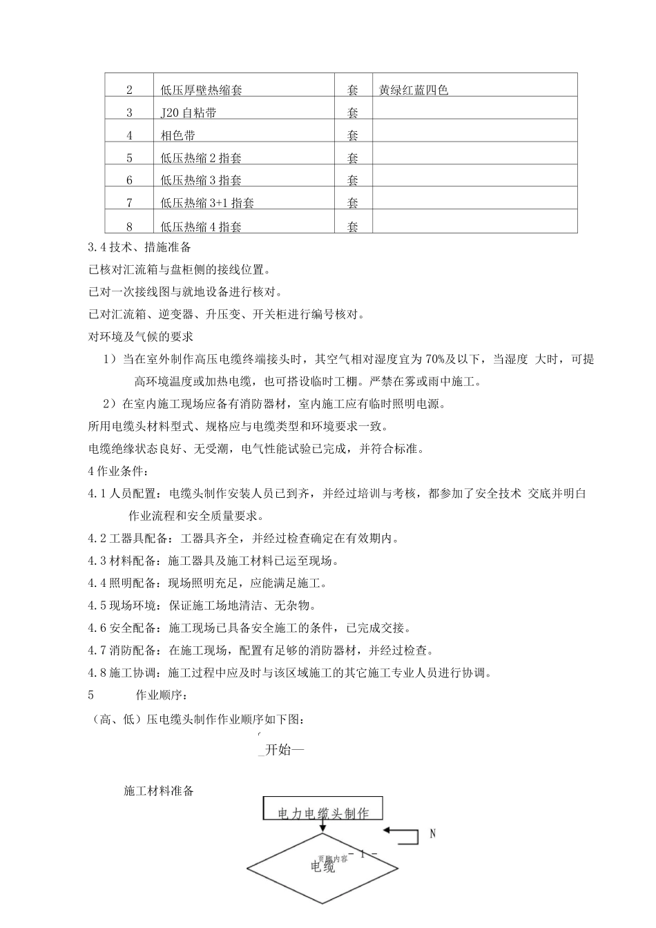 电力电缆头制作施工方案_第3页