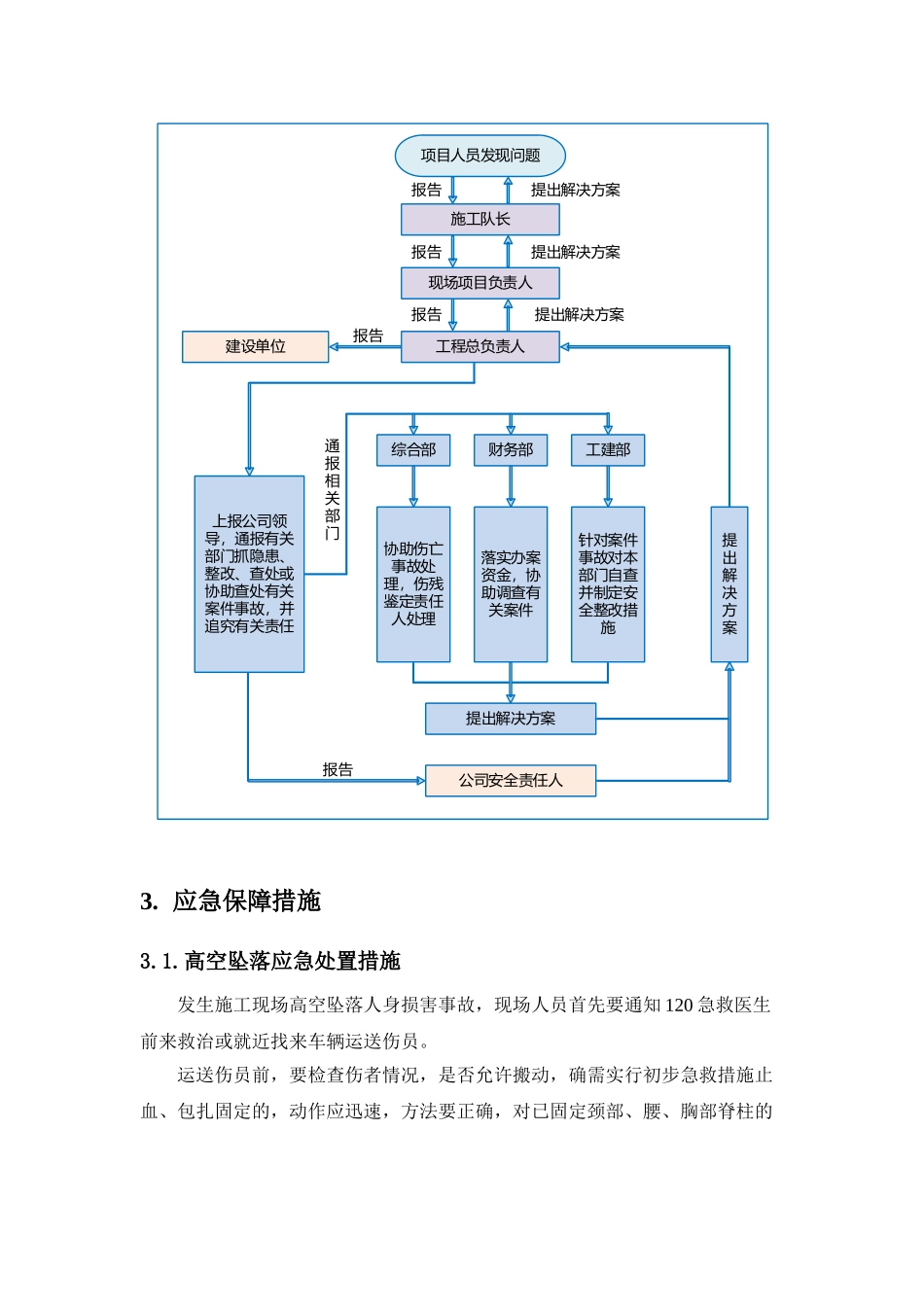 电力项目施工突发事件的应急预案_第3页