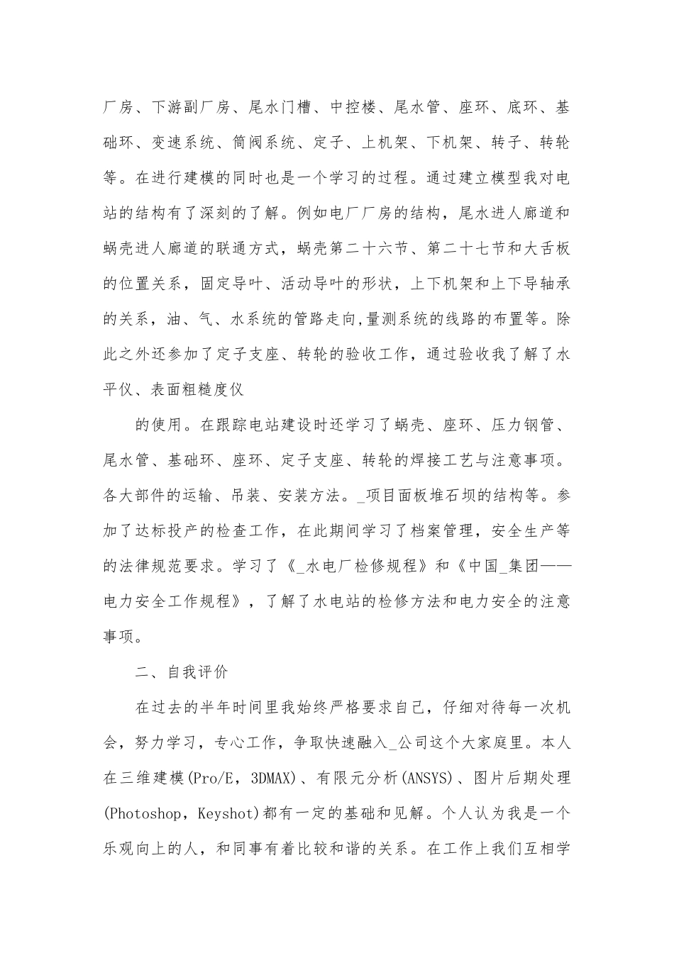 电厂厂长年度个人总结_第2页