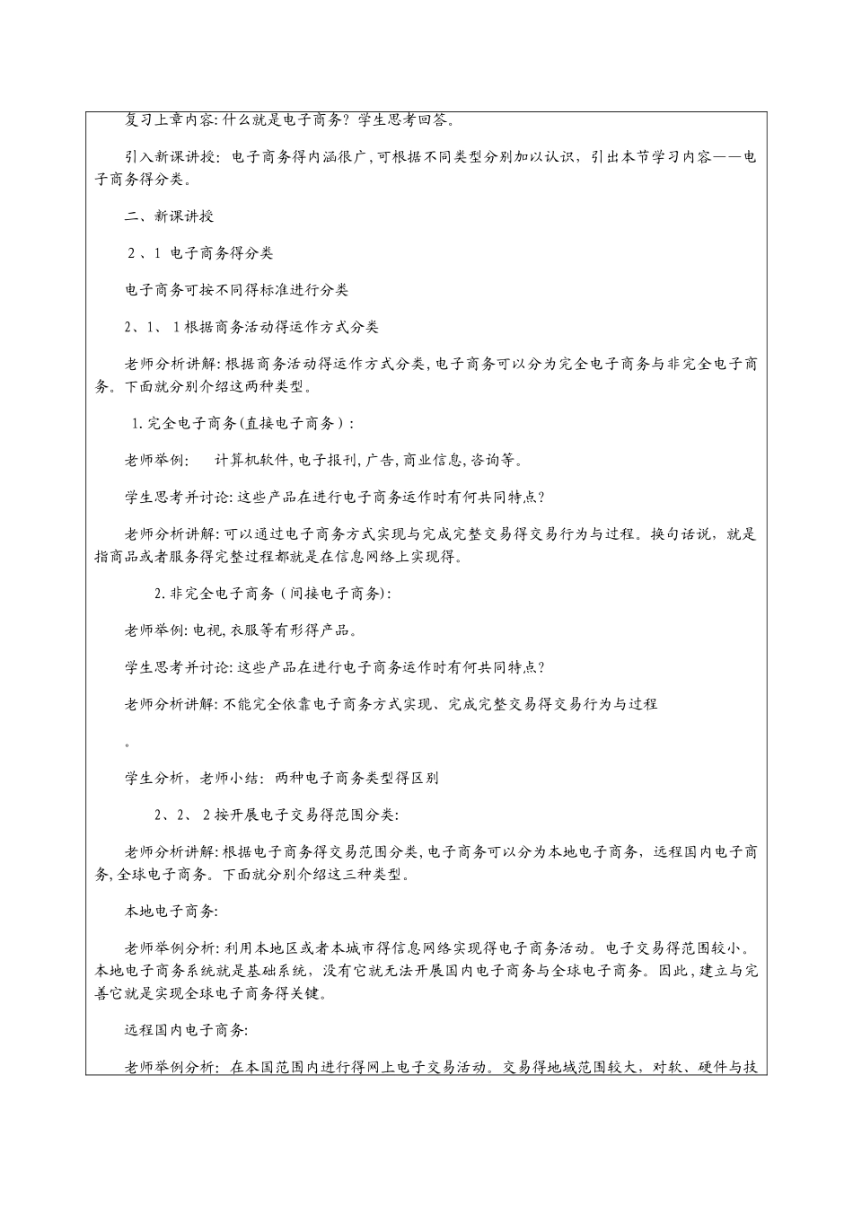 电子商务教学教案_第2页