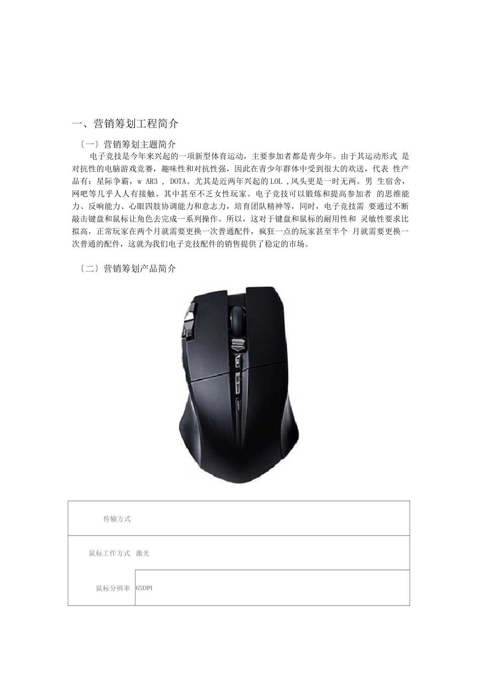 电子竞技营销策划书_第3页