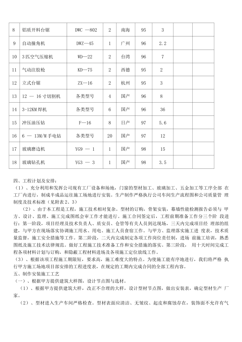 电梯幕墙设计施工方案介绍_第3页