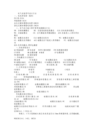 电气符号表示大全