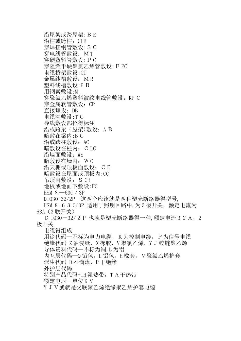 电气管线符号_第3页