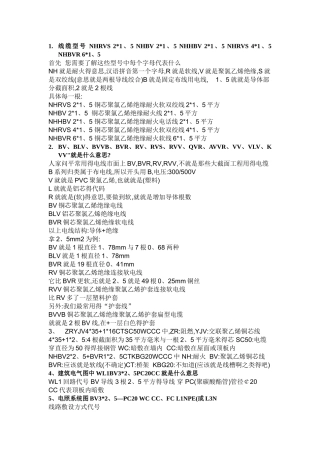 电气设备识图符号大全