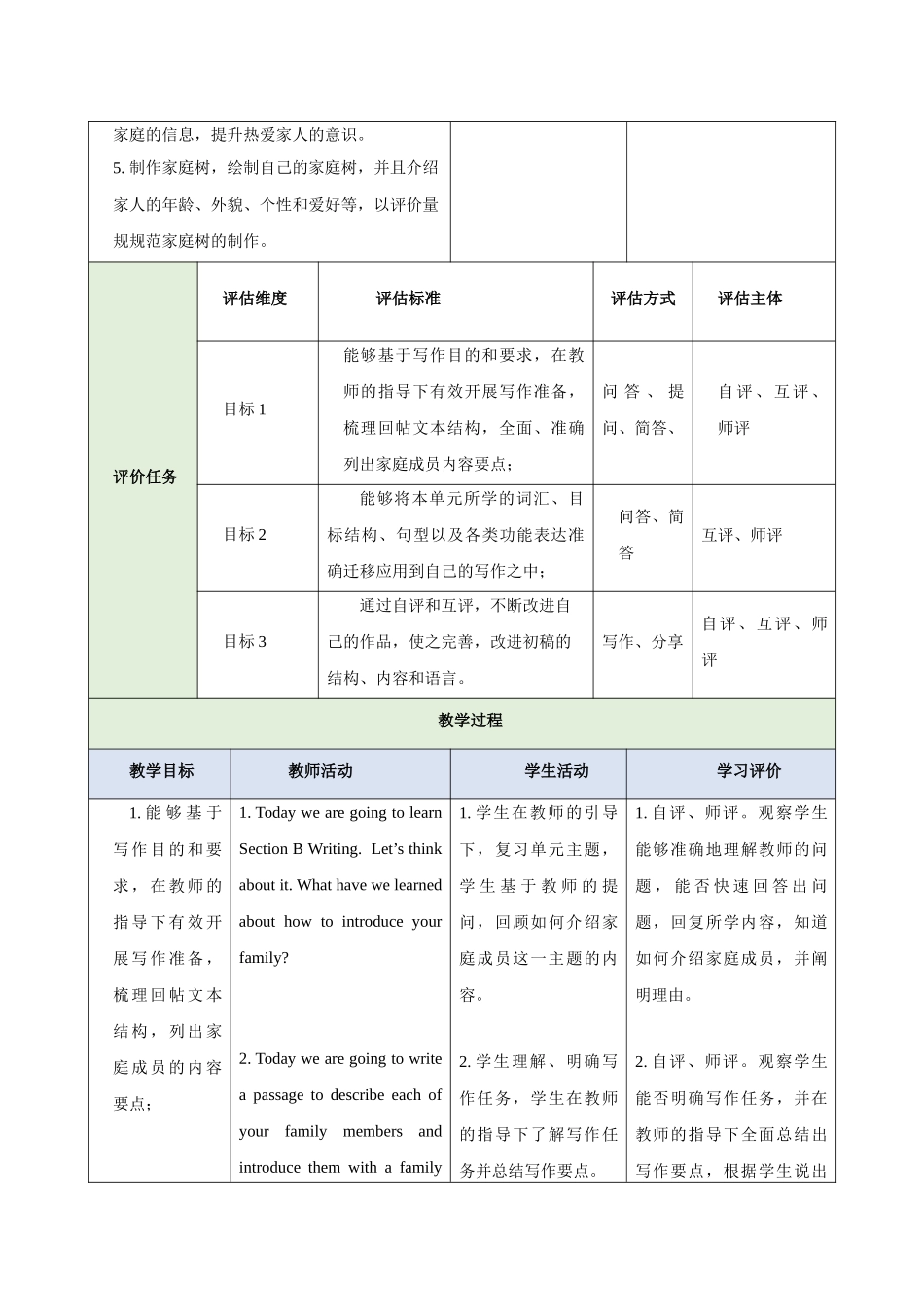 25秋新人教版七年级英语上册Unit 2 Section B 教案_第3页