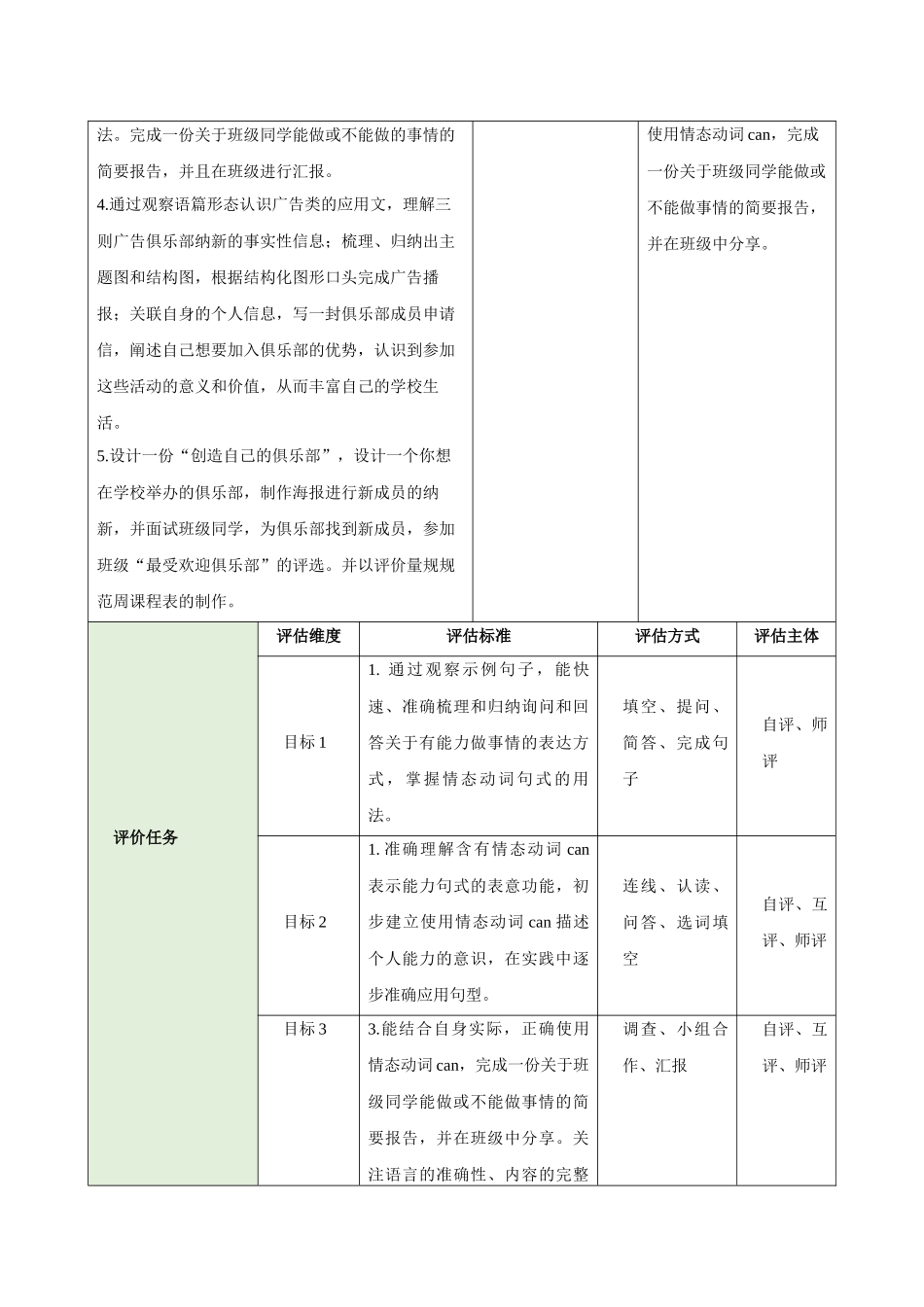 25秋新人教版七年级英语上册Unit 5 Fun Clubs  Grammar Focus教案_第3页