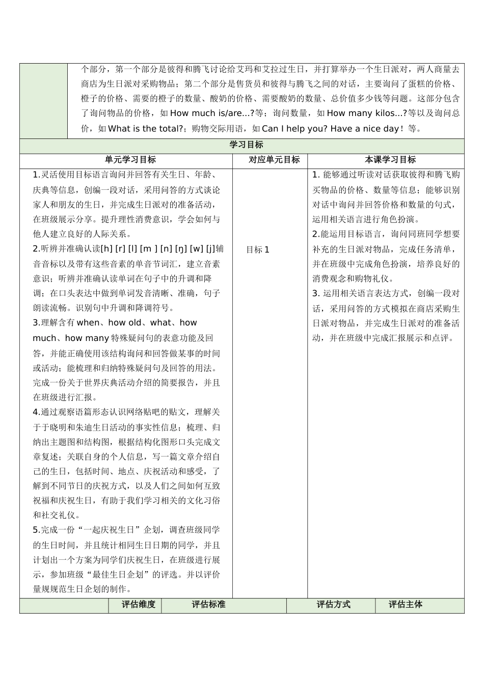 25秋新人教版七年级英语上册Unit 7Section A2a-2e教案_第2页