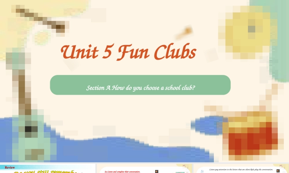 25秋新人教版七年级英语上册Unit 5 Section A（2a-Grammar Focus）课件