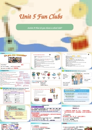 25秋新人教版七年级英语上册Unit 5 Section A（2a-Grammar Focus）课件