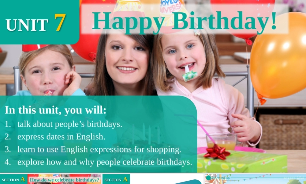 25秋新人教版七年级英语上册Unit 7 Section A -2 (Grammar Focus) 课件