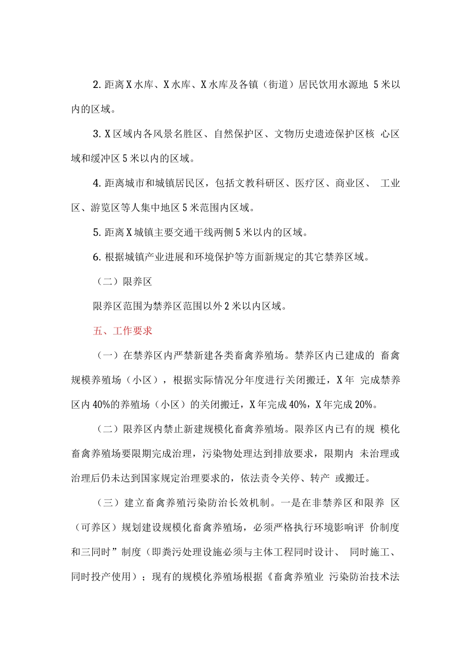 畜禽养殖禁养区及限养区划定方案_第2页