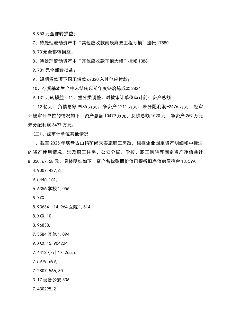 盘古山钨矿审计小结_第2页
