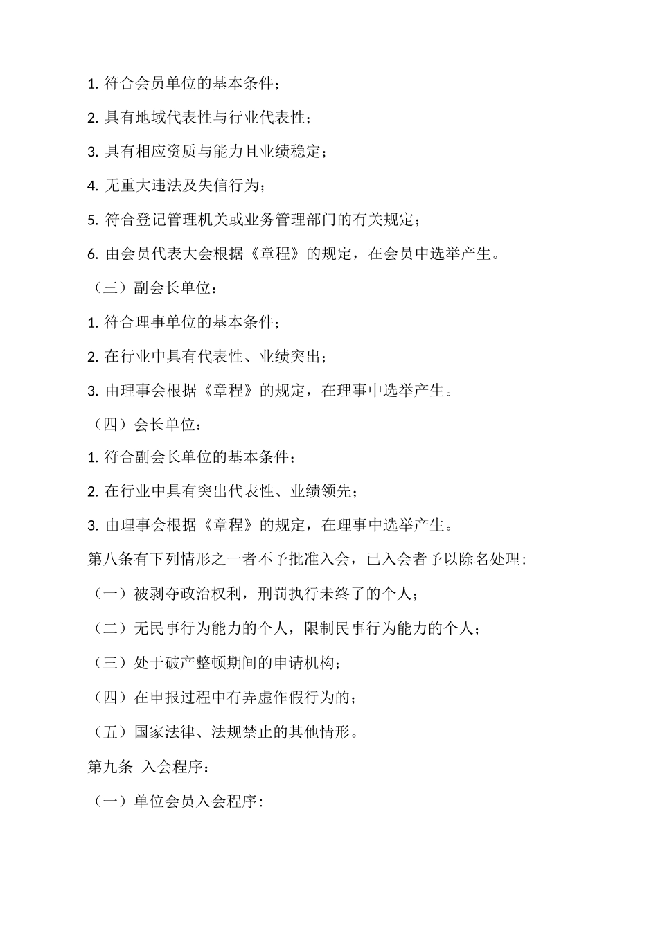 眉山市物业服务协会会员管理办法_第3页