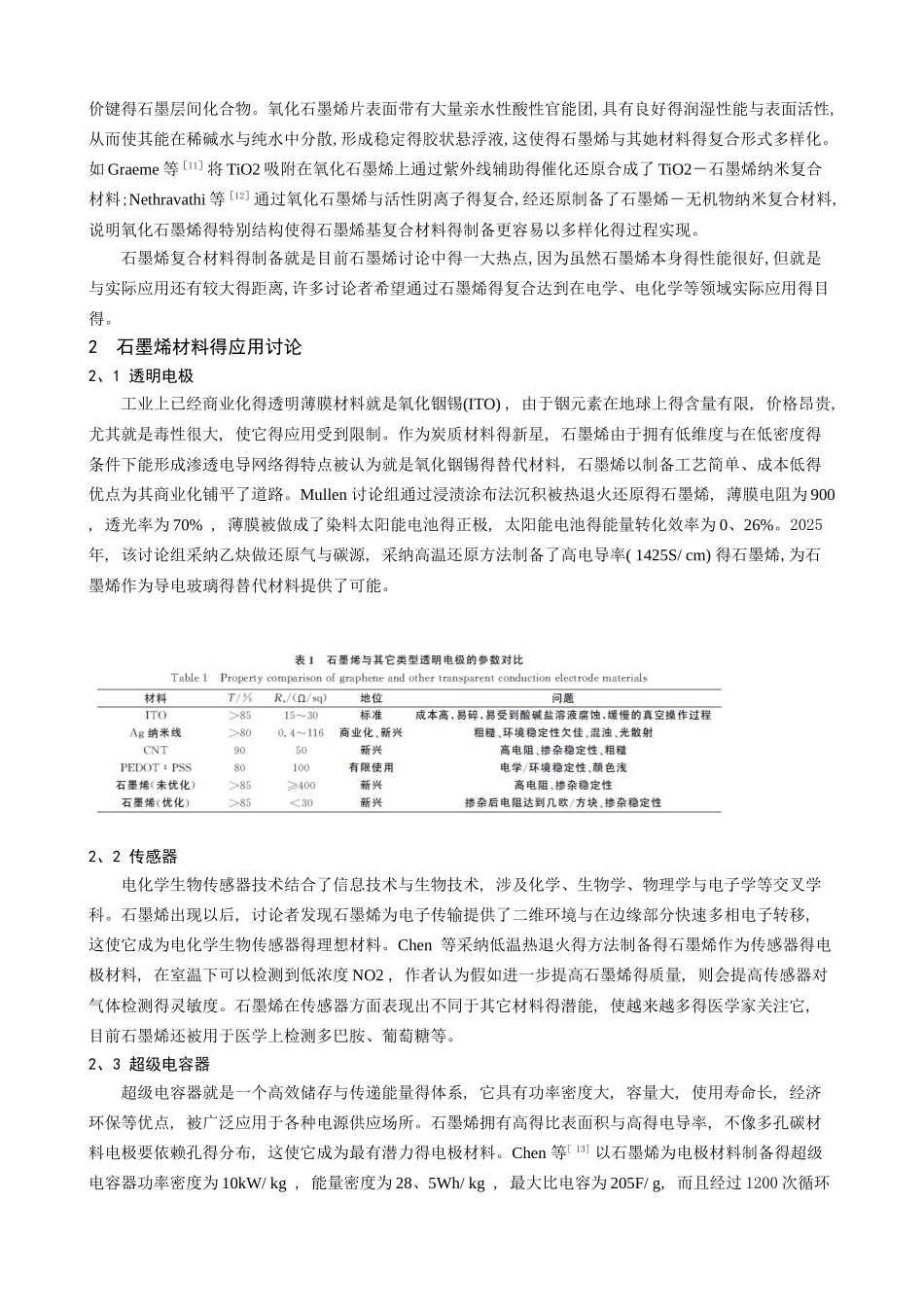 石墨烯研究现状及应用前景_第3页