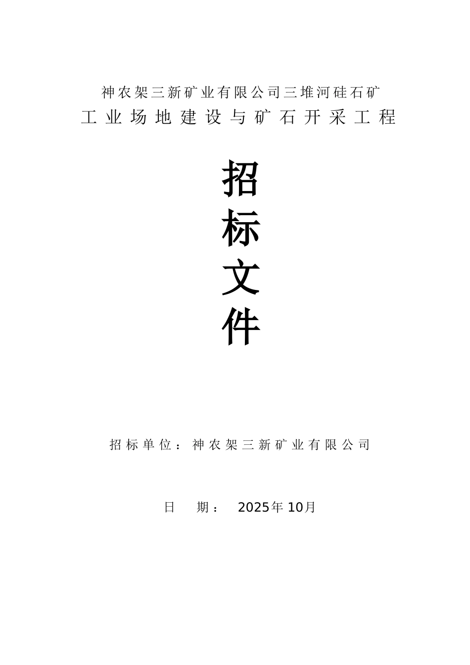 矿山招标文件_第1页