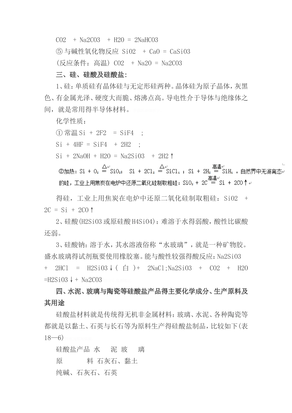 硅的知识点概述_第2页