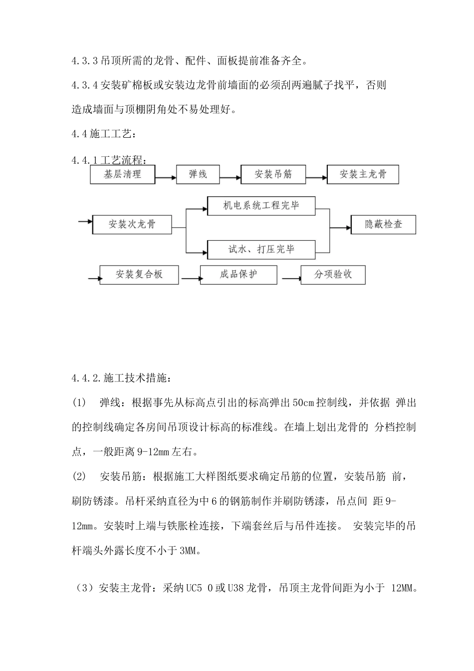 硅钙板吊顶施工方案_第2页