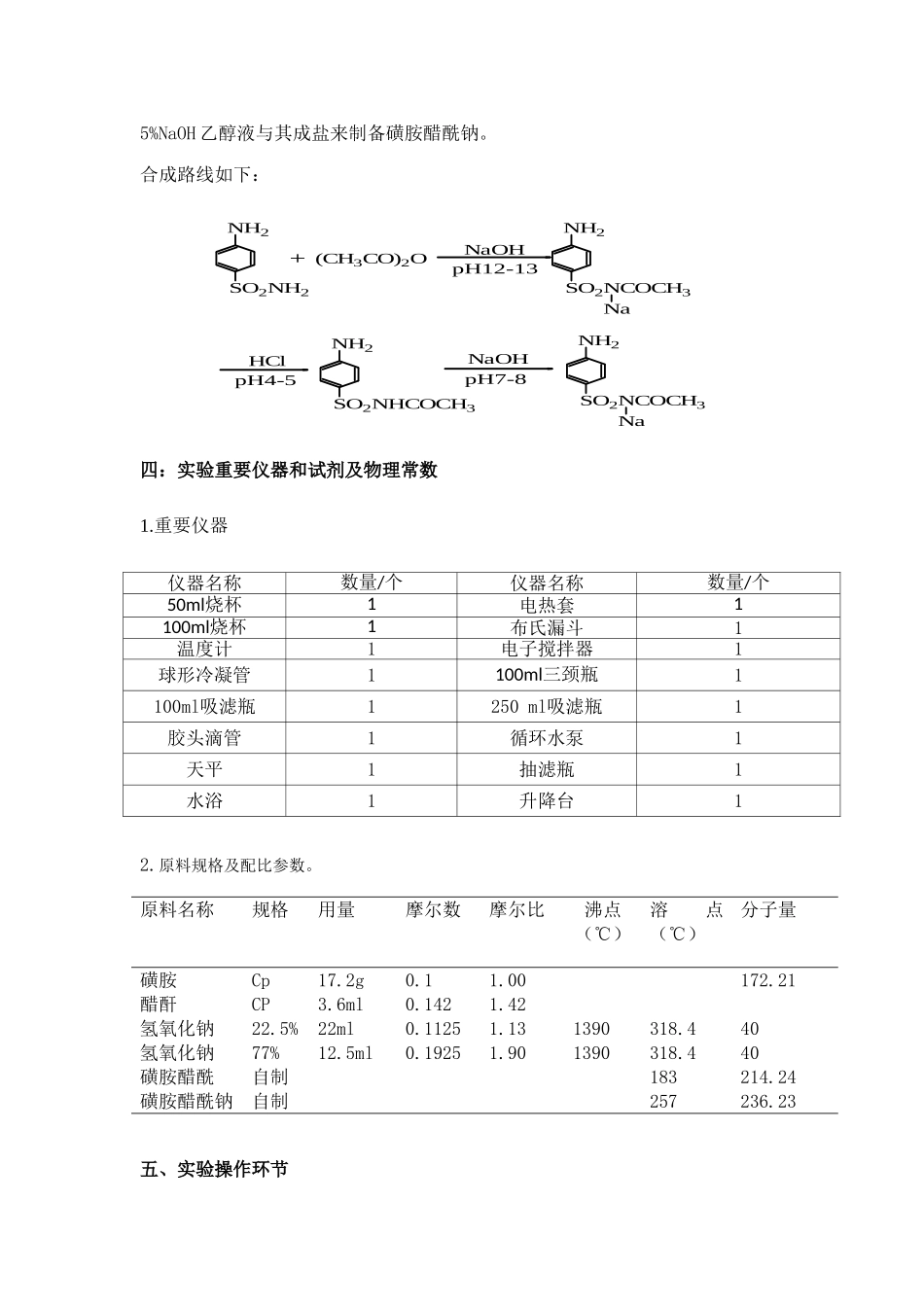 磺胺醋酰钠的合成方案_第2页
