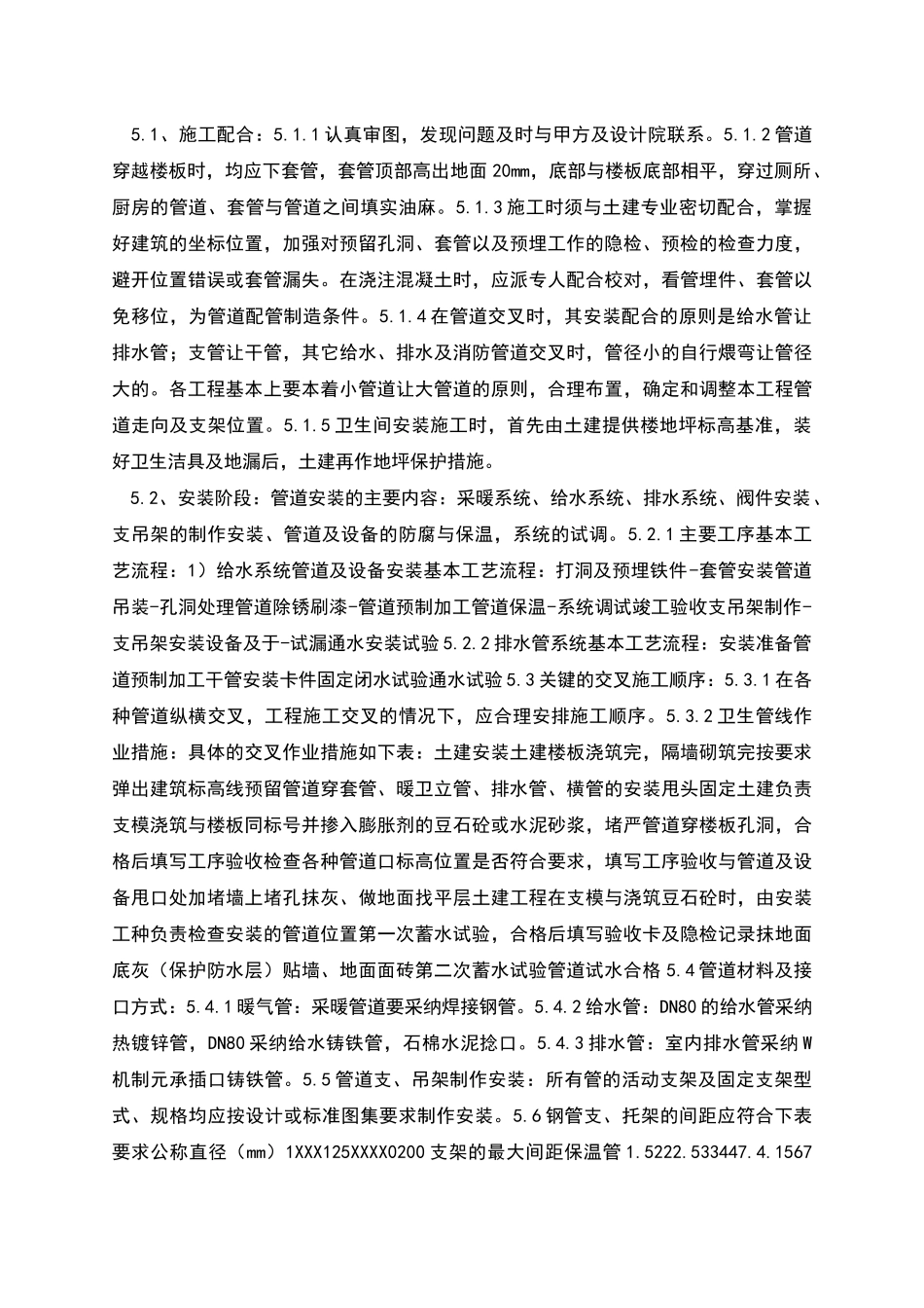 管道工程安装施工方案_第2页