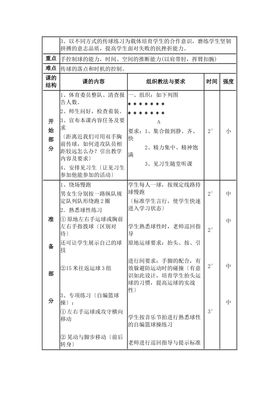 篮球：单手肩上传球教案_第3页