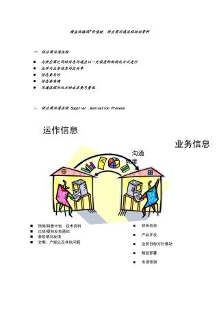 精益价值链供应商管理培训资料