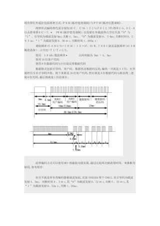 红外线编码原则