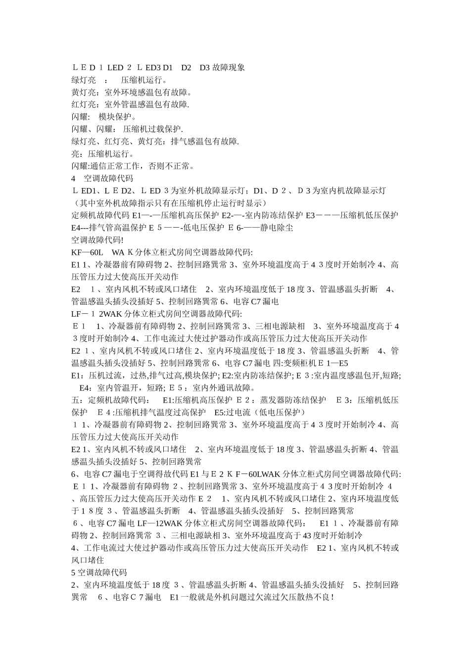 约克空调故障代码详解_第2页