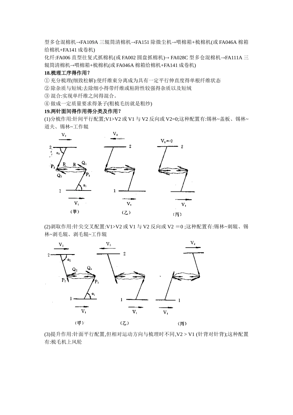 纺纱学复习重点_第3页