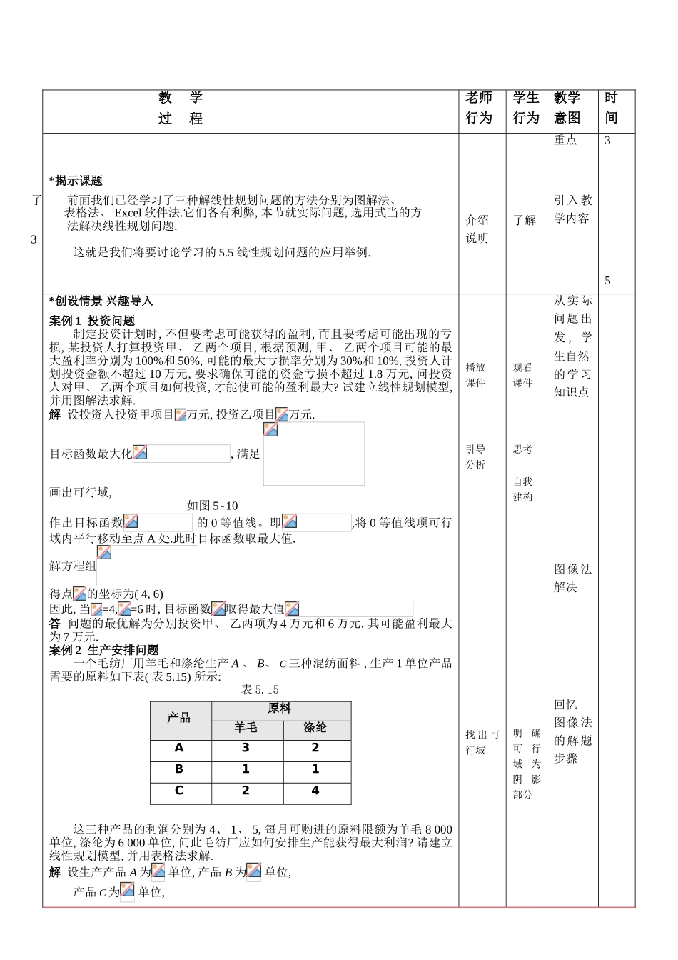 线性规划问题的的应用举例样本_第2页