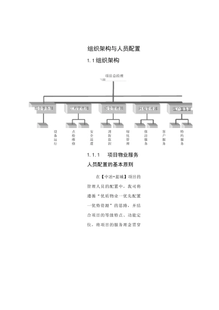 组织架构与人员配置