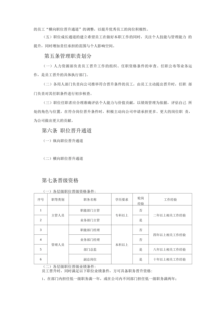 组织系统晋升管理制度_第2页