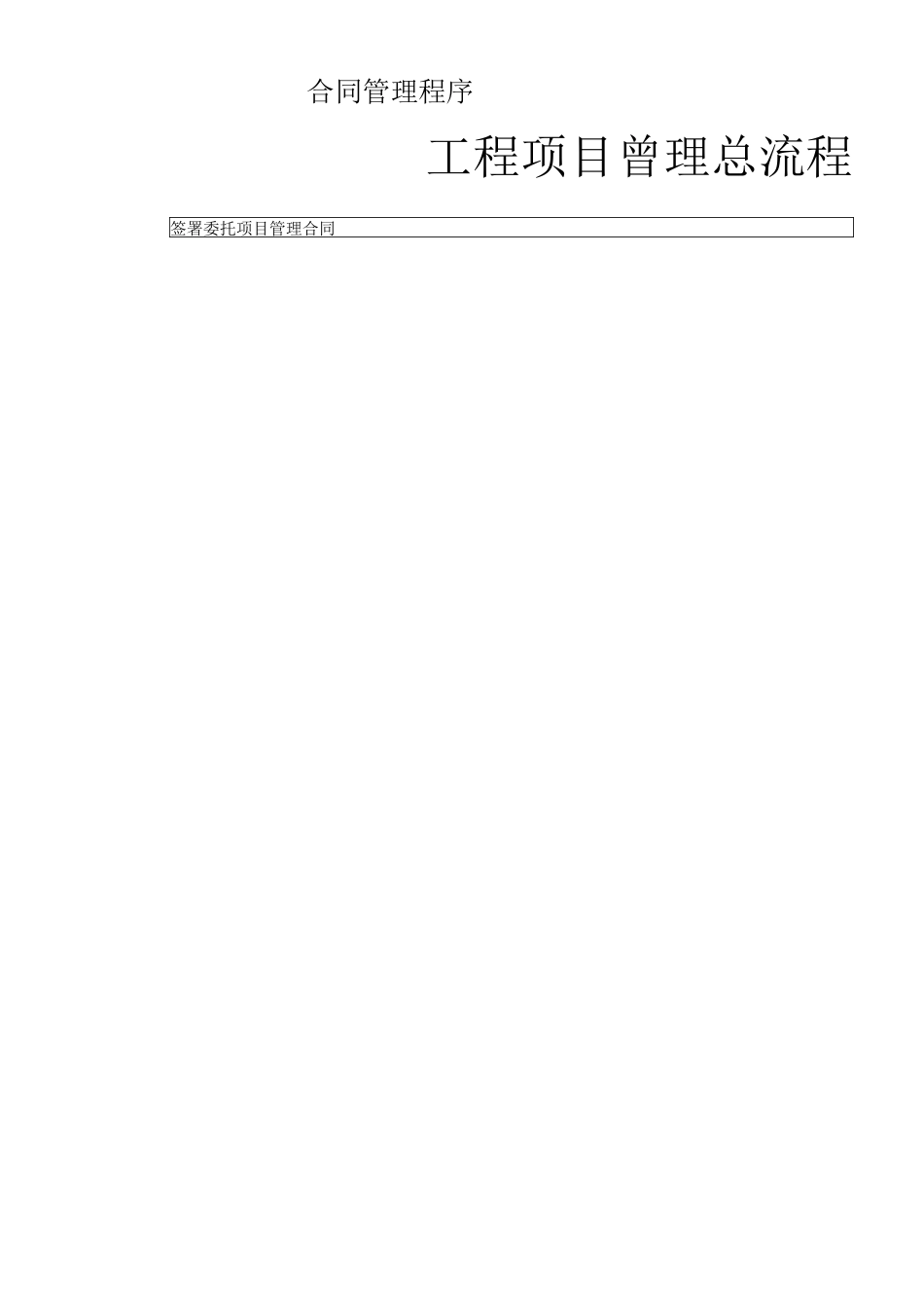 经典材料-工程项目管理流程完美修正版_第3页