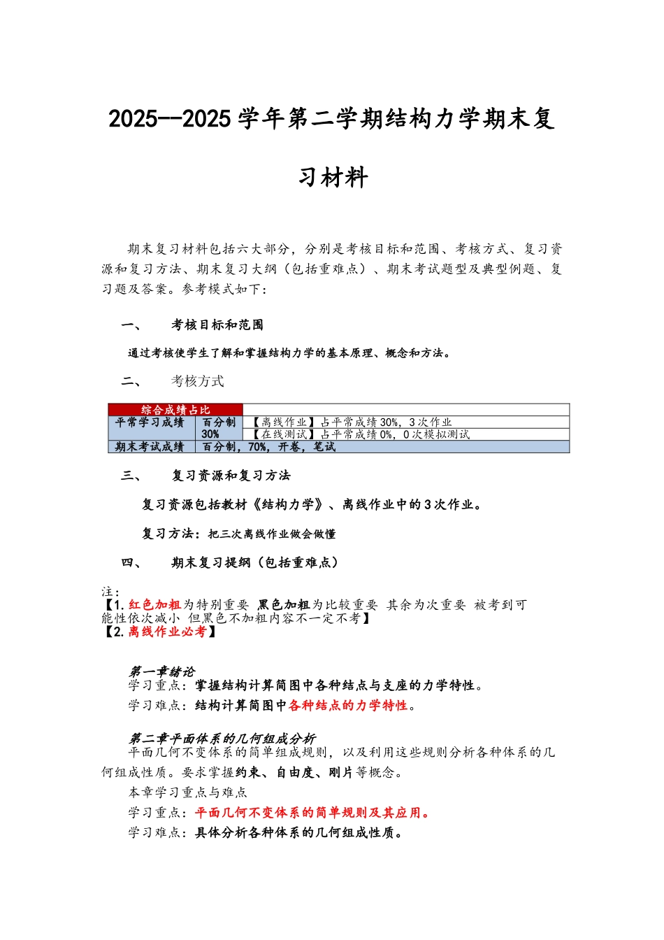 结构力学复习_第1页