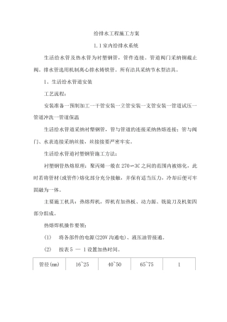 给排水工程施工方案3