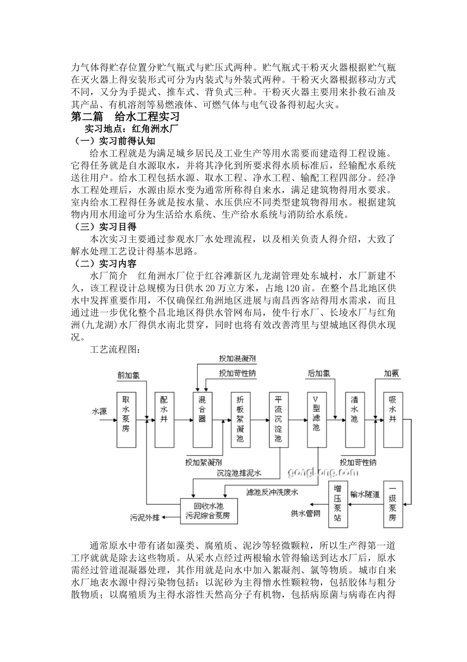 给排水工程认识实习报告_第3页