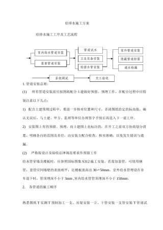给排水施工方案3