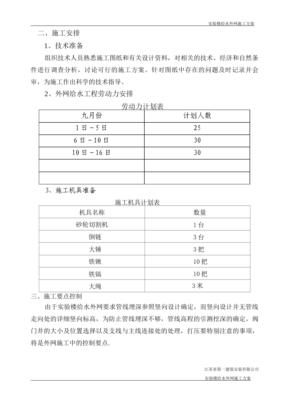 给水外网工程施工方案_第2页