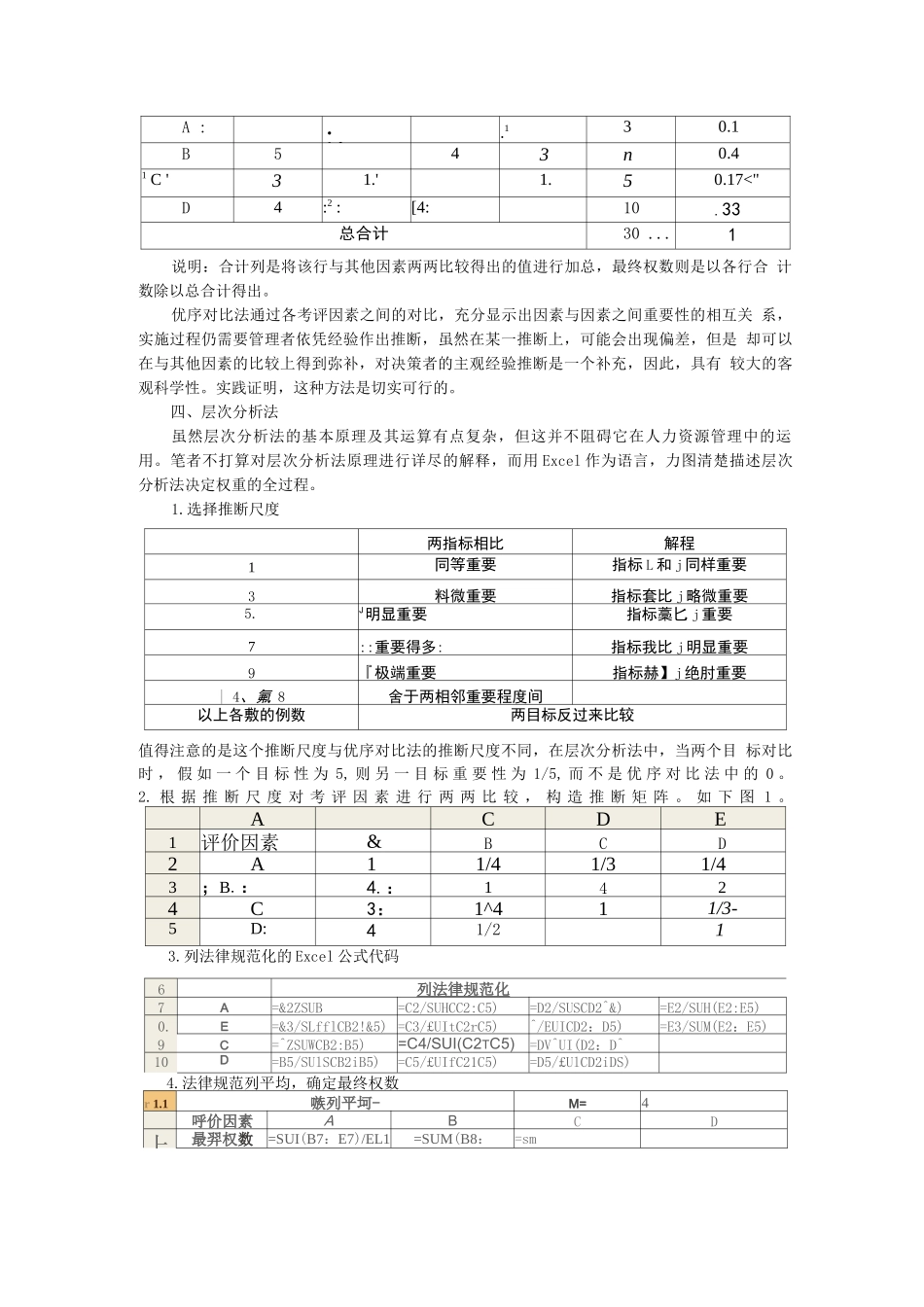 绩效考核指标权重的计算方法_第2页