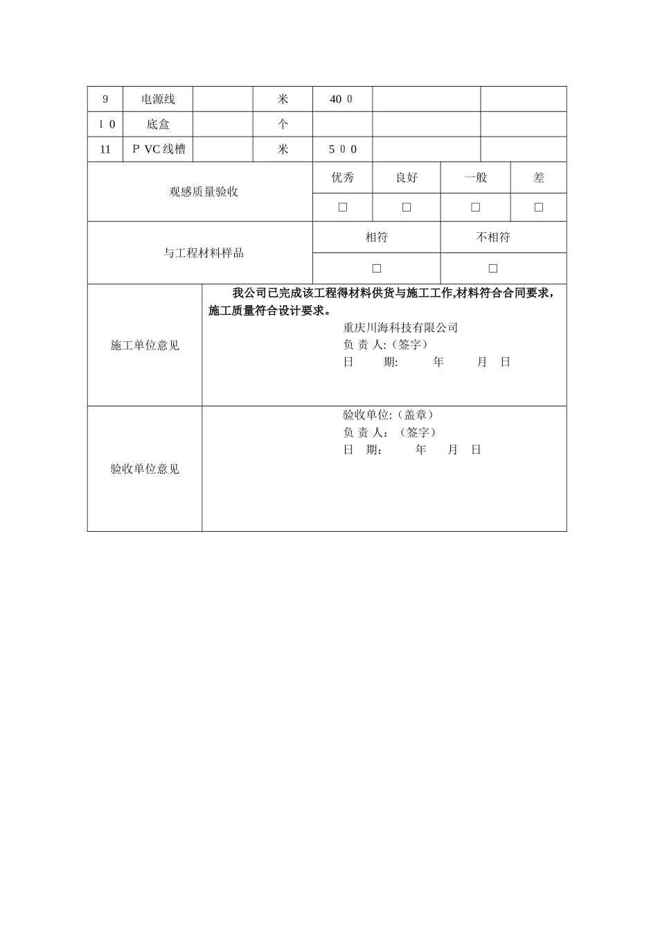 综合布线验收报告_第3页