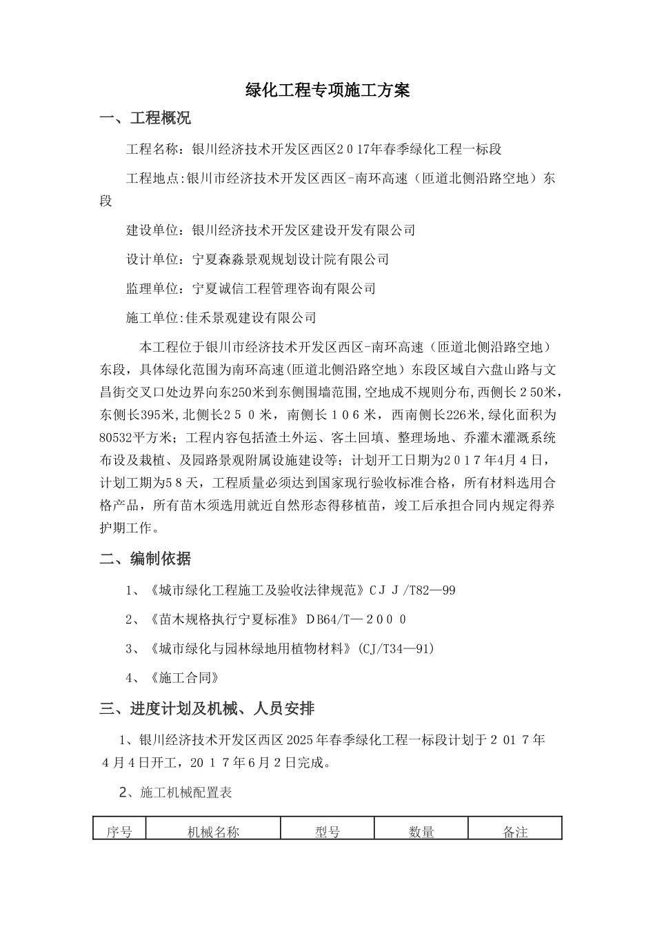 绿化专项施工方案_第2页