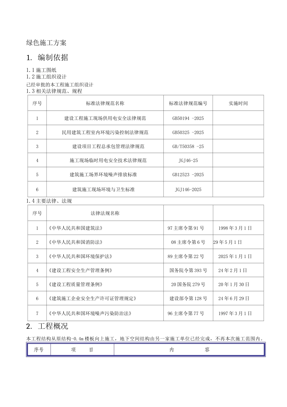 绿色施工方案10_第1页