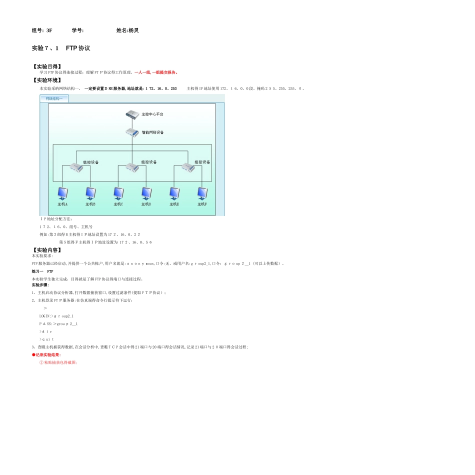 网络协议实验报告6_第1页