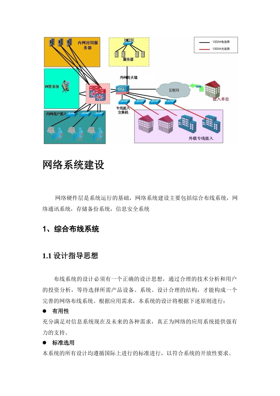 网络系统建设方案 _第3页