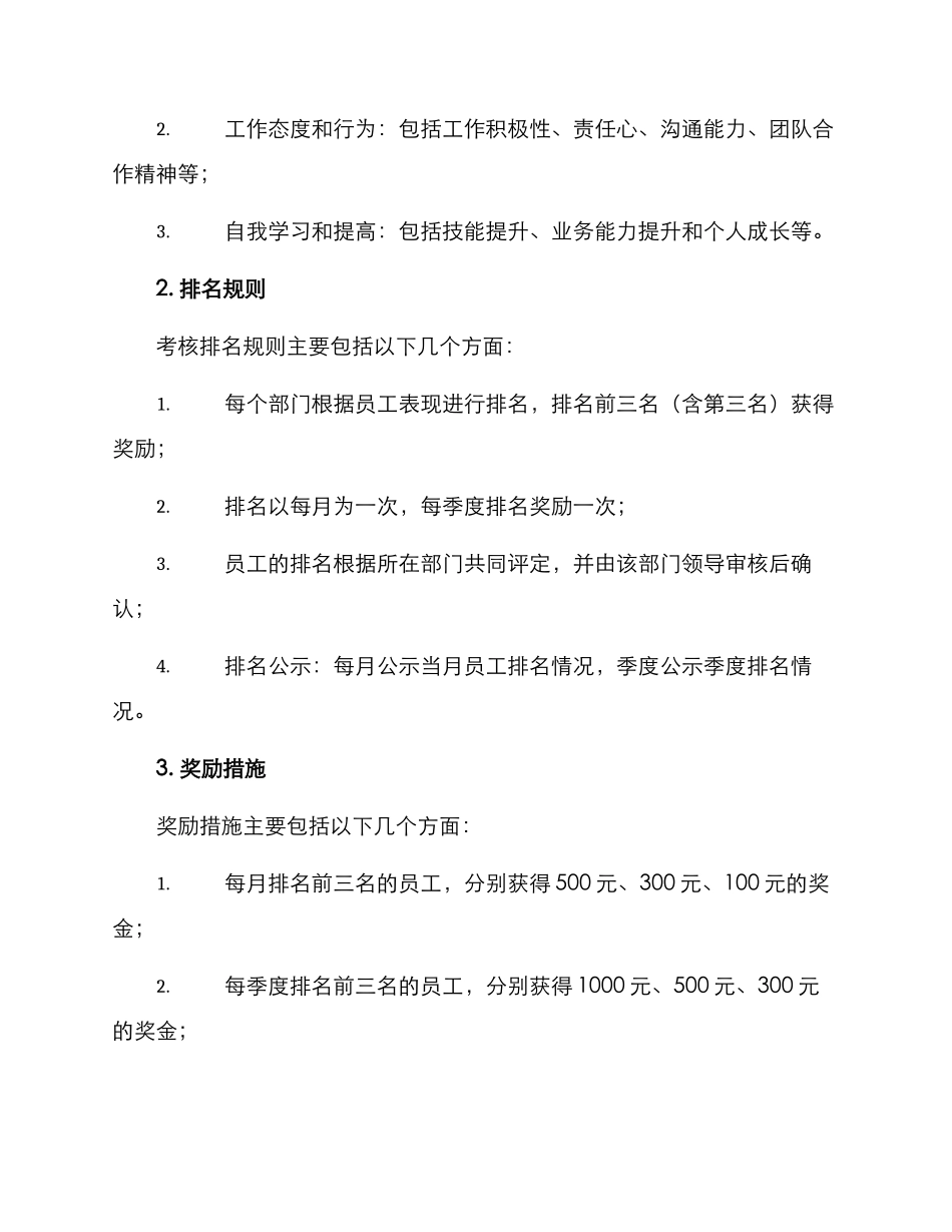 考核排名奖励方案_第2页