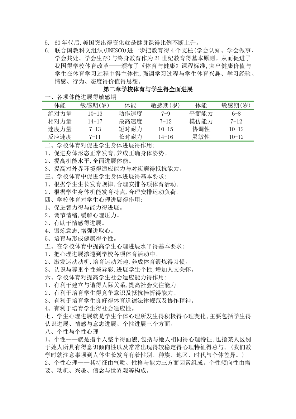 考研学校体育学重点_第2页